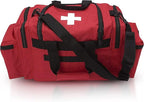 ASA TECHMED First Aid Responder EMS Emergency Medical Trauma Bag Deluxe, Red
