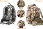 MT Military 3Day Rucksack with External Frame MOLLE Army Medium Ruck, Assault Backpack