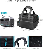 DaranEner Portable Power Station 600W with Bag, 288Wh (90,000mAh) LiFePO4 Battery Backup, 2×600W (1200W Surge) AC Outlets, 2.2H Fast Recharge, Solar Generator for Camping, RV, Travel, Home Emergency