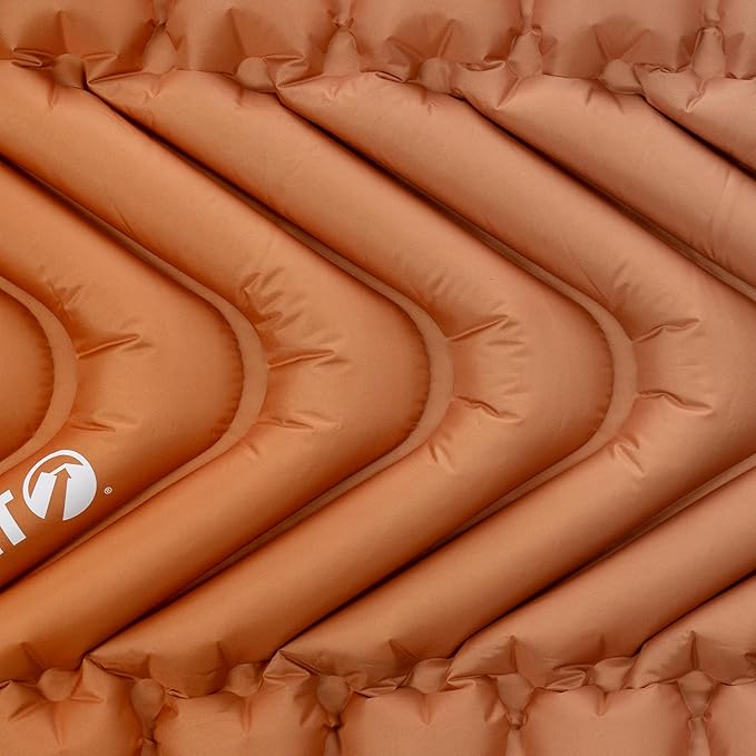 KLYMIT Insulated Static V2 Inflatable Sleeping Pad | Upgraded Comfort | Portable, Ultralight, Easy to Inflate, Foldable Air Bed for Camping, Backpacking & Hiking — Blend