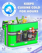 TidyFriend Kayak Cooler Behind Seat, Waterproof Cooler for Kayaking, Kayak Accessories Cooler Bag, Compatible with Lawn Chair Seat, Portable Ice Chest, Keeps Drinks Cold, Travel, Beach, Lunch