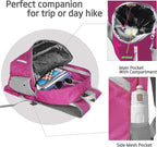 35L Foldable Waterproof Backpack For Outdoor Sports Travel Inside Wet Clothes Compartment Packable For Multiple