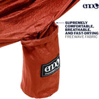 ENO TravelNest Hammock & Straps Combo - Portable Hiking and Camping Hammock with Straps Included - Travel Hammock for Camping, Hiking, Backpacking, a Festival, or The Beach + Straps Combo - Canyon