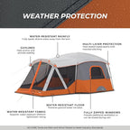 CORE Tent for Family Camping | 10 Person / 11 Person / 12 Person Large Multi Room Cabin Tents for Car Camping & Outdoor Adventures