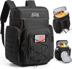 TOURIT 30L (42 Cans) Tactical Cooler Backpack – Military-Grade Insulated Back Pack with 16H Ice Retention, Leakproof Multi-Pocket Cooler Bag for Camping & Hiking, Featuring DIY Hook & Loop Panel