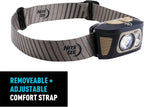 Nite Ize Radiant RH1 PowerSwitch Headlamp - Durable 550 Lumen Headlamp for Visibility at Night - Features Lockout, Spot & Flood Modes, Red/White LEDs, and Innovative PowerSwitch Capabilities