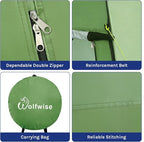 WolfWise Pop Up Changing Tent for Beach, Camping Portable Shower Tents, Outdoor Privacy Bathroom, Change Dressing Clothes Tent Pop Up Instant for Camp, Toilet, 6.2ft/6.6ft/6.9ft High
