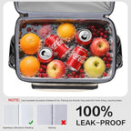 Large 52cans Waterproof Insulated Cooler Backpack for Men & Women, Leak Proof Backpack Cooler, Soft, 8Gal
