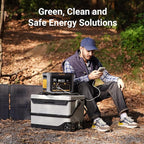 VTOMAN FlashSpeed 600 Portable Power Station, 499Wh LiFePO4 Battery, 600W AC (1200W Peak)/100W USB-C Output, Solar Generator (Solar Panel Optional) for Home Backup, Camping, Fishing, RVs