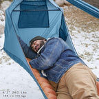 Haven Tents Lay Flat Hammock Tent - Waterproof Camping Hammock with Mosquito Net, Insulated Pad and Rainfly - Haven Tent, Haven XL, Haven Safari