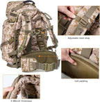 MT Military 3Day Rucksack with External Frame MOLLE Army Medium Ruck, Assault Backpack