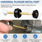 Camping Lantern & Stoves Replacement Parts – Universal Plunger Metal Part, Plunger Pump Repair Kit 242J5201 – Compatible with Coleman Dual Fuel Lantern & Camping Stoves