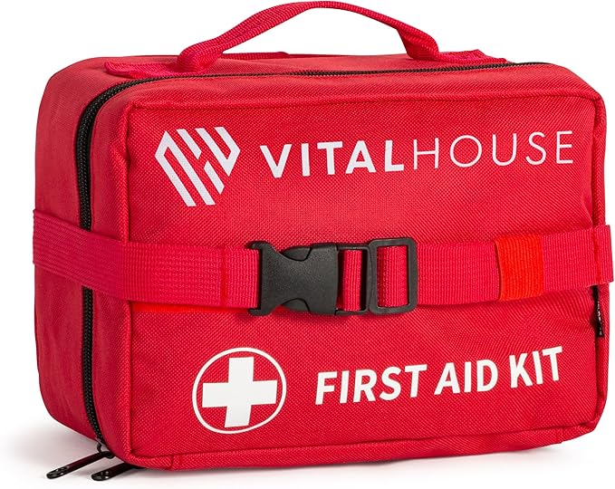 346-Piece First Aid Kit with Tourniquet & Steri-Strips – Physician-Designed Emergency & Trauma Supplies, Waterproof Survival Bag for Home, Car, Travel & Outdoor