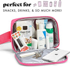 Fit & Fresh Carefree Cooler Collection – Insulated, Leakproof, Water-Resistant Tote & Mini Sling Bag for Summer Pool & Travel