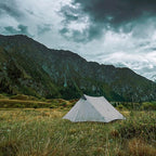 3FULGEAR Lanshan 2 Tent 2 Person Ultralight Camping Tent, 3/4 Season Professional 15D Silnylon Rodless Tent for Camping, Climbing, Hiking
