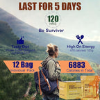 Emergency Food Supply - Honey Butter Hardtack, Mre Meals Military 2025, Emergency Meals Survival Bars, Camping Hiking Survival Food High Calorie Bars, 12 Count, Long Shelf Life