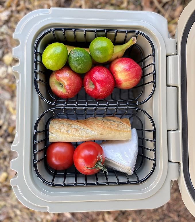 Above Sea Level Cooler Basket for YETI Roadie 24 and YETI Roadie 32 - Wire Dry Goods Tray for YETI Roadie Ice Chests - Compatible with Roadie 24 Accessories