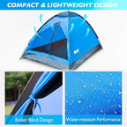 2 Person Camping Dome Tent,Waterproof Lightweight Portable Tents for Outdoor Camping Hiking Travel