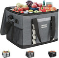 INSMEER Insulated Cooler Bag 65Cans/32 Cans Large Cooler Bag Soft Sided Cooler with Shoulder Strap, Collapsible Leakproof Portable Coolers for Camping/Beach/Food Delivery/Shopping/Outdoor/Picnic