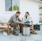 Solo Stove Ranger Lid - Premium 304 Stainless Steel Fire Pit Cover, Modern Round Design, Versatile Tabletop Accessory, Compatible with Solo Stove Bonfire, Wood Burning and Camping Accessory