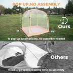 All Weather Proof Pod Sports Tent,Outdoor Weather Tent Sports Pod Pop Up Shelter with Sealed Floor,2-4 Person Clear Tent for Sport Event,Camping,Fishing 8 Sizes & Multicolor