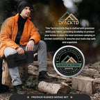 DFACKTO 16-PC Basecamp Tactical Chef Knife Set - Off Grid Camping & Cooking Knives for Combat Sustainability - G10, Full Tang, Sheaths, Black Travel Case