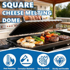 SafBbcue 10" Square Cast Iron Burger Press Smash Burger Griddle Weight Press for Blackstone, Pitboss, Camp Chef Flat Top Grills Accessories, Bacon Press for griddle for Grill Cooking Accessories, 2PCS