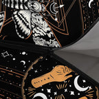HOSIMA Butterfly Sleeping Bags for Adults and Kids for Camping,Black Gothic Ultralight Sleeping Bag for Cold Weather Summer.