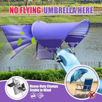 XL Universal Beach Chair Umbrella Canopy, UPF 50+ Chair Sun Shade Attachment with Adjustable Clamp for Camping, Lawn, Wheelchair, Tanning, Zero Gravity, Lounge, Outdoor Chairs, Oversized, 2 Pack