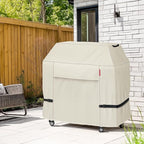 Porch Shield 64W x 24D x 48H inch Premium Gas Grill Cover Up to 64 inch, Waterproof and Fade Resistant 600D BBQ Covers for Weber, Brinkmann, Char-Broil and More, Light Tan
