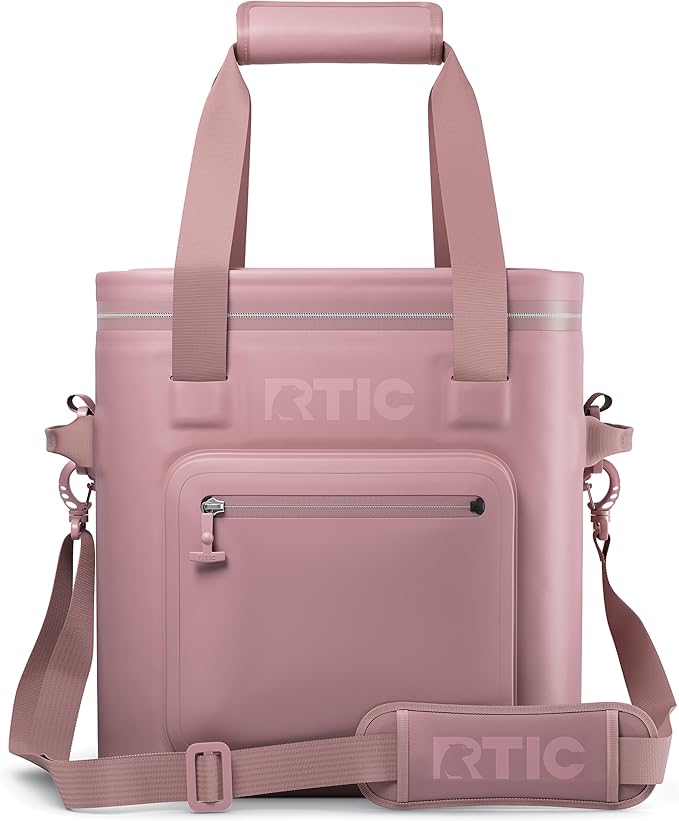 RTIC 20 Can Ultra-Tough Soft Cooler Pro, Insulated, Waterproof, Leak Proof, Portable Floating Bag for Beverage, Drink, Lunch, Outdoor, Beach, Car,Camping, Picnic, Fishing, Boat