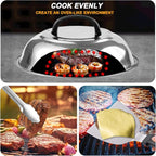 139PCS Griddle Accessories for Blackstone, Perfect Flat Top Grill Accessories for Camp Chef, Griddle Spatula Set with Metal Spatula, Enlarged Spatulas, Basting Cover for Outdoor Barbecue