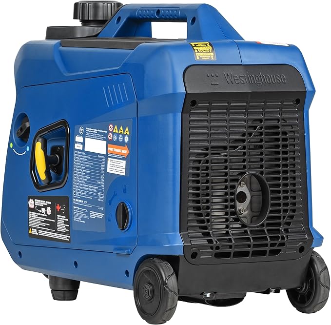 Westinghouse 4000 Peak Watt Super Quiet Dual Fuel Portable Inverter Generator, Remote Electric Start, Gas & Propane Powered, RV Ready, CO Sensor, Parallel Capable