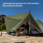 Naturehike Mongar Pro 1/2/3 Person Backpacking Tent,Waterproof Nylon Easy Setup Lightweight Camping Tent