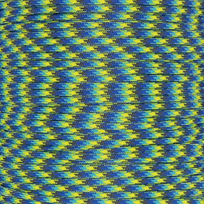 Paracord Planet 550 Paracord – 200+ Colors – Hanks from 10-100 Feet and Spools of 1000 Feet – Great Multi-Use Cord!