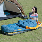 iClimb 3M Thinsulate Insulation Mummy Sleeping Bag with Compression Sack Ultralight Compact Warm Washable for Adults Indoor Outdoor Backpacking Camping Hiking