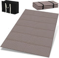 Double Sleeping Pad Closed Cell Foam Pad with Bag for Camping Backpacking Lightweight Mat, 72 x 45.67 in Moisture-Proof Mattress Portable for Outdoor Hiking Mountaineering
