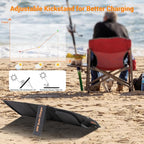 30W Solar Panel Charger Portable Foldable with USB-C & USB-A 18V MC4 DC Fast Charging for Backpacking Travel Camping iPhone LG Google Cell Phone Power Bank Generator Power Station