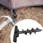 Earth Anchor Spiral Windproof Multipurpose Stand Base Tent Stake Tent Sand Anchor for Sheds Camping Swing Backpacking Outdoor