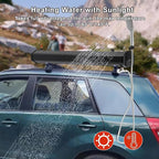 Pressurized Camping Shower with Solar Heating, Portable Water Tank for Outdoor Activities Including Overlanding, Surfing, and Fishing
