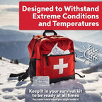 SOS Food Lab Emergency Food Bar - 1200 Calorie Ration (Shortbread Cookie) - 1 Day/24 Hour Ready to Eat Supply for Camping, Hiking, Disaster Preparedness - 5 Year Shelf Life High Energy Survival Food