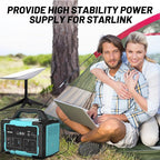Solar Generator 1000W IB-1000 Portable Power Station with 200W Solar Panel Included, 1024Wh LiFePO4 Battery with 120V AC Outlet for RV Camping Outdoor Home Emergency Backup, Fast Charging