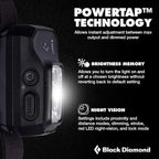 BLACK DIAMOND Storm 500-R Rechargeable Headlamp | 500 Lumens Brightness | Micro-USB Charging | Waterproof & Compact | Camping, Hiking, Running | Black