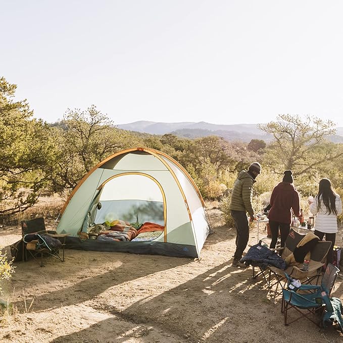 Kelty Tallboy Family Car Camping Tent, 4 or 6 Person Freestanding Shelter, Large Capacity, Stuff Sack Included. 2022