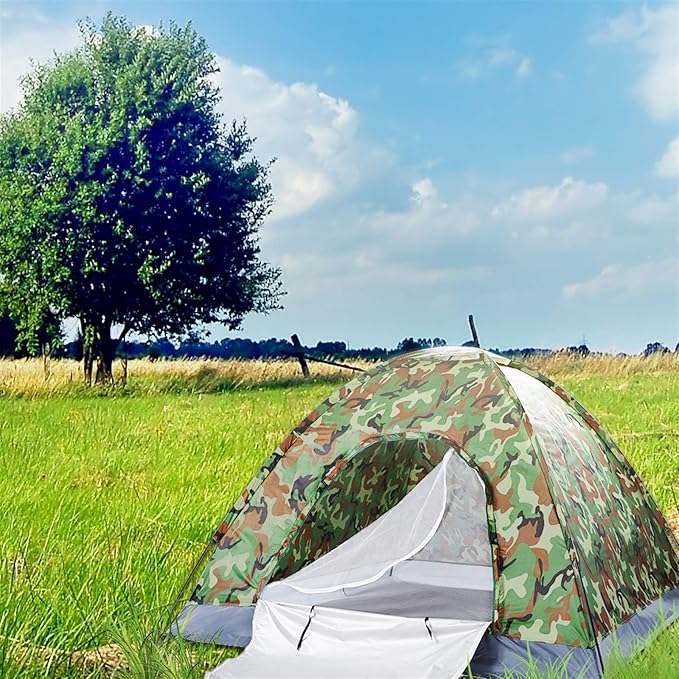 3-4 Person Camping Tent, Camping Dome Tent,Easy Setup Outdoor Tents Water Resistant Lightweight Portable for Family Backpacking Camping Hiking Traveling