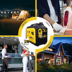 Aceup Energy 4000 Watt Portable Inverter Generator 149cc, Gas Quiet Generator for Home, RV-Ready, EPA Compliant