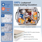 Weitars Insulated Cooler Backpack,Double Deck Waterproof Soft Cooler Bag,Backpack Coolers Leak Proof Lunch Backpack for Men Women for Travel,Camping,Picnic,Beach,Picnic,Outdoor 31L/52 Can