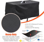 QuliMetal Patio Cover and Carry Bag for Camp Chef 2 Burner Stove, Stove Grill Cover and Carry Bag for Camp Chef Stove EX60P, EX60LW, EX60PP, EX60B, EX280LW, EX170LW, Gas One B-5000 B-4545 B-4900