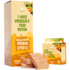 Emergency Food Supply - Cream Pumpkin Survival Ration - 20 Years Shelf Life - 7 Days