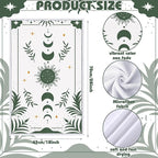 Zubebe 6 Pack Boho Kitchen Towels 18 x 28'' Mushroom Witchy Kitchen Towels Moon Celestial Absorbent Dishcloth Decor Gifts for Farmhouse Home Decorations